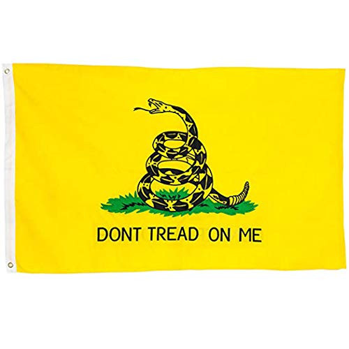 ROTERDON Dont Tread ON ME Flag Snake Flags USA Gadsden Military Fad Resistant Flying Flags