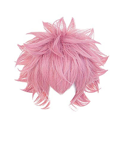 miccostumes Women's Mina Ashido Pink Cosplay Wig  Pink