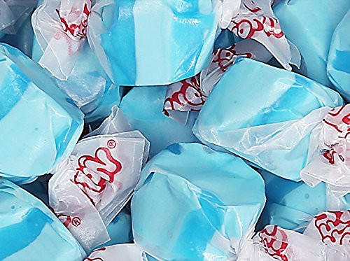 All Flavor Gourmet Salt Water Taffy  Blue Raspberry  2 LB