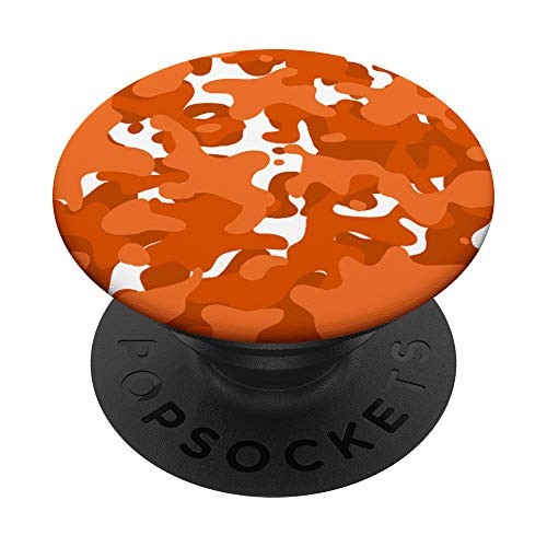 Orange Camouflage Pop Sockets - Orange Camo PopSockets PopGrip Swappable Grip for Phones and Tablets Orange Camouflage Pop Sockets - Orange Camo PopSockets PopGrip Swappable Grip for Phones and Tablets