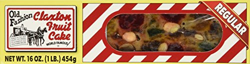 FRUIT CAKE Boxed -1 lb Regular Recipe Claxton Fruitcake