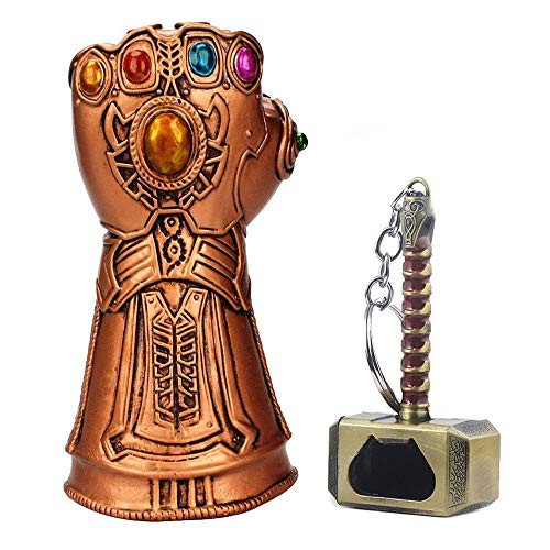 Nidavellir Infinity Gauntlet Bottle Opener Thanos Glove Bottle Opener Fist Beer Bottle Opener with Bonus Bronze Mjolnir Keychain Bottle Opener Nidavellir Infinity Gauntlet Bottle Opener Thanos Glove Bottle Opener Fist Beer Bottle Opener with Bonus Bronze Mjolnir Keychain Bottle Opener