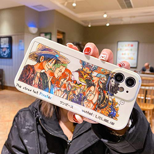 FUTURECASE Anime One Piece Luffy Zoro Straw Hat Glossy Soft Case for iPhone 11 Pro Max 12 Pro Max Mini Manga Cartoon Covers  4  iPhone 12 Pro