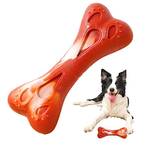 Dog Bone Toy for Aggressive Chewers Large and Medium Breed Power Chew Toys Durable Dogs Puzzle Toys Indestructible Puppy Chew Tough Toy for Teething with Beef Flavor Dog Bone Toy for Aggressive Chewers Large and Medium Breed Power Chew Toys Durable Dogs Puzzle Toys Indestructible Puppy Chew Tough Toy for Teething with Beef Flavor
