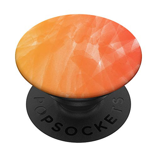 Cool Design Gift Abstract Color Pattern Orange Yellow Paint PopSockets PopGrip  Swappable Grip for Phones  and  Tablets