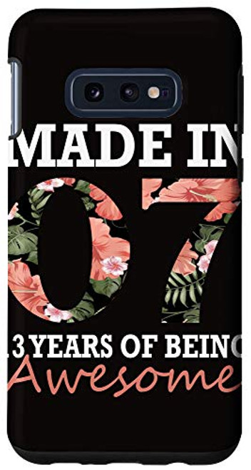 Galaxy S10e 14th Birthday Born In 2007 Awesome 14 Year Old Gift case Case Galaxy S10e 14th Birthday Born In 2007 Awesome 14 Year Old Gift case Case