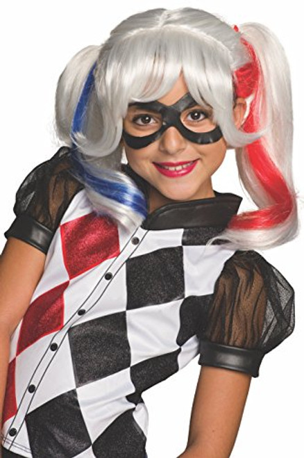 Rubie's Costume Girls DC Super Hero Harley Quinn Wig