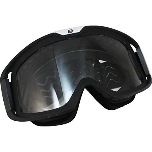 Birdz Pelican Black Padded ATV Motorcycle Riding Over The Glasses OTG Goggles Smoke Lens Birdz Pelican Black Padded ATV Motorcycle Riding Over The Glasses OTG Goggles Smoke Lens