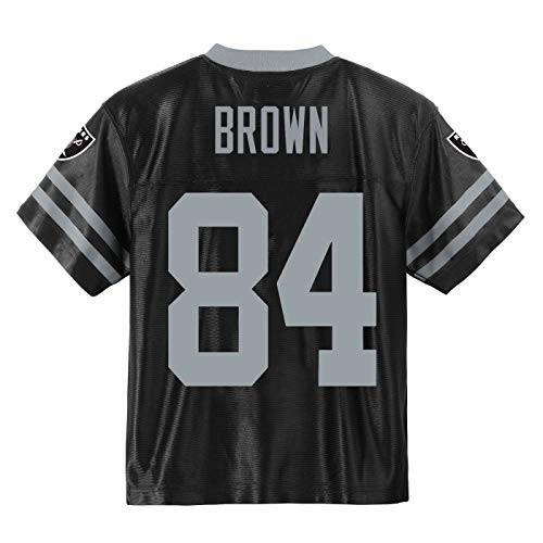 Antonio Brown Oakland Raiders84 Black Youth Player Home Jersey  Large 14 16