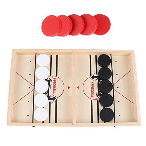 Wooden Hockey Game Foosball Winner Board Game Toys Catapult Chess Bumper 2 in 1 Slingshot Table Ice Hockey Party Game Parent-Child Interactive Game Wooden Hockey Game Foosball Winner Board Game Toys Catapult Chess Bumper 2 in 1 Slingshot Table Ice Hockey Party Game Parent-Child Interactive Game