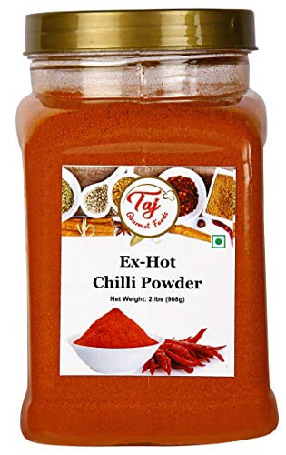 TAJ Premium Indian Extra Hot Chilli Powder   32-Ounce Jar
