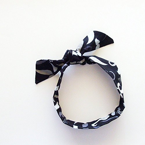 Handmade Moustaches Head Scarf   ME2Designs Multipurpose 100% Cotton Accessory