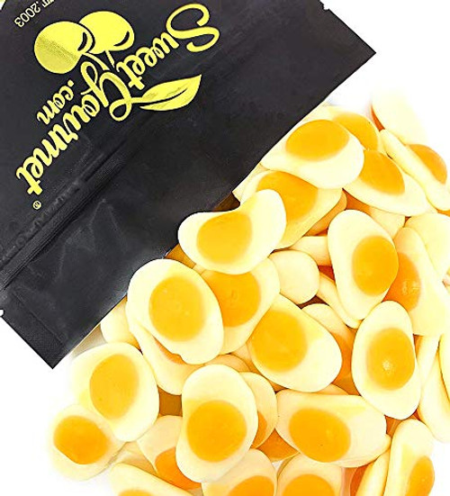 SweetGourmet Gummy Mini Fried Eggs  Vidal Vanilla Candy Bulk  2 Pounds