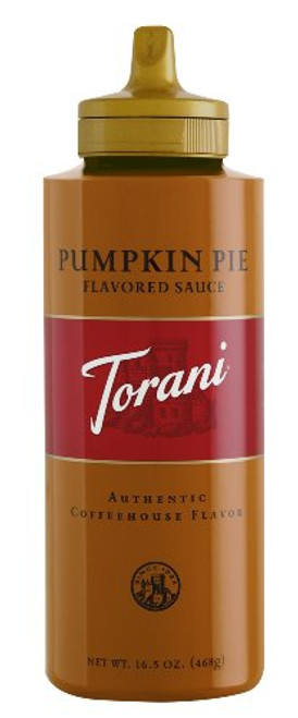 Torani Pumpkin Pie Flavored Sauce 16.5 ounce Torani Pumpkin Pie Flavored Sauce 16.5 ounce