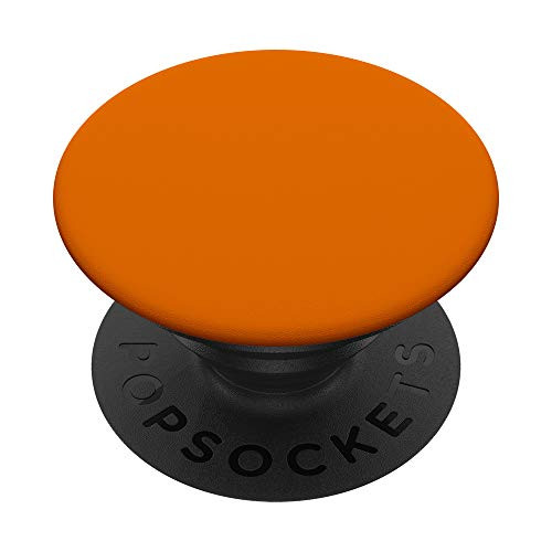 Dark Orange Color - Solid Hue PopSockets Grip and Stand for Phones and Tablets