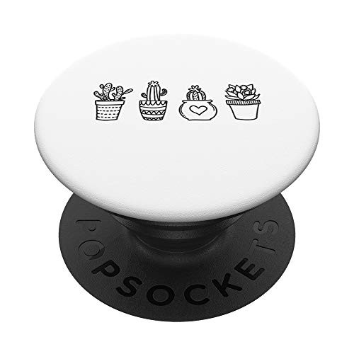 Cactus Succulent Plant Cute Minimalistic Garden Lover PopSockets PopGrip Swappable Grip for Phones and Tablets Cactus Succulent Plant Cute Minimalistic Garden Lover PopSockets PopGrip Swappable Grip for Phones and Tablets