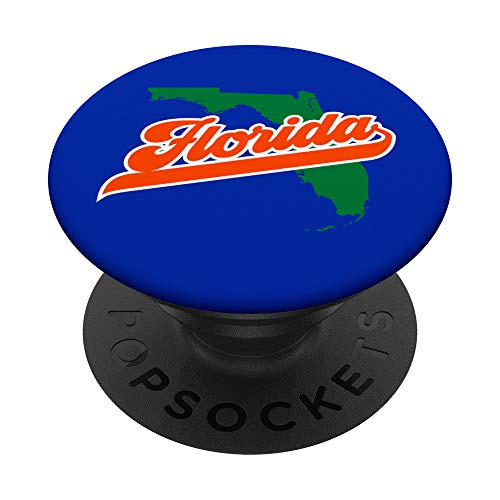 Florida Orange  and  Blue State Map PopSockets PopGrip  Swappable Grip for Phones  and  Tablets Florida Orange  and  Blue State Map PopSockets PopGrip  Swappable Grip for Phones  and  Tablets