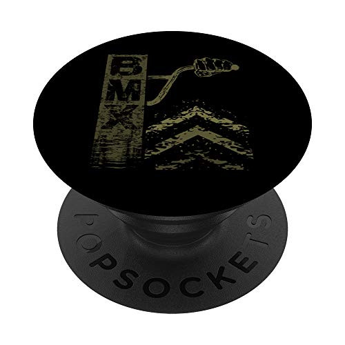 Behind BMX Bars Hand-Drawn Graphic Gift PopSockets PopGrip  Swappable Grip for Phones  and  Tablets