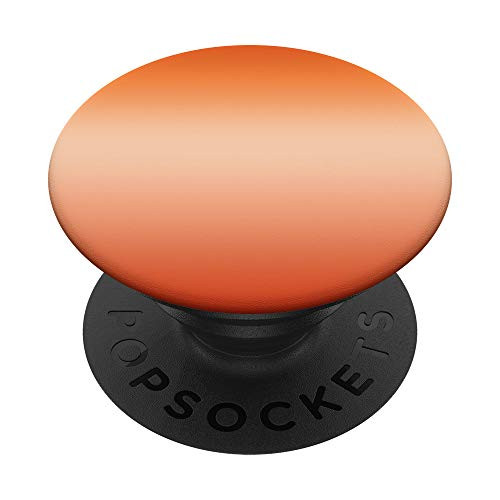 Pretty Ombre Hot Summer Orange  and  Apricot Color Gradient PopSockets PopGrip  Swappable Grip for Phones  and  Tablets