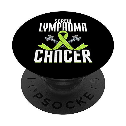 Screw Lymphoma Cancer Lime Awareness Ribbon Fight Cancer PopSockets Grip and Stand for Phones and Tablets Screw Lymphoma Cancer Lime Awareness Ribbon Fight Cancer PopSockets Grip and Stand for Phones and Tablets