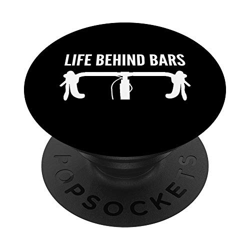 Life Behind Bars Cycling Funny Biking Men Women PopSockets PopGrip  Swappable Grip for Phones  and  Tablets