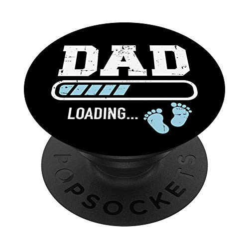 Dad loading bar new daddy PopSockets Grip and Stand for Phones and Tablets