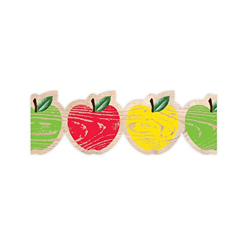 Creative Teaching Press Upcycle Style Apples Border (8381)