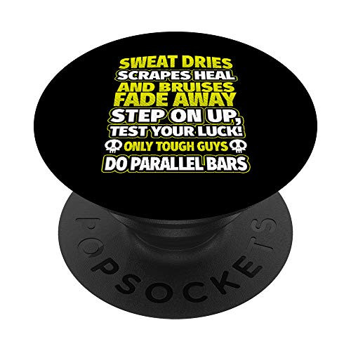 Funny Male Gymnast - Tough Guys Parallel Bars PopSockets PopGrip  Swappable Grip for Phones  and  Tablets