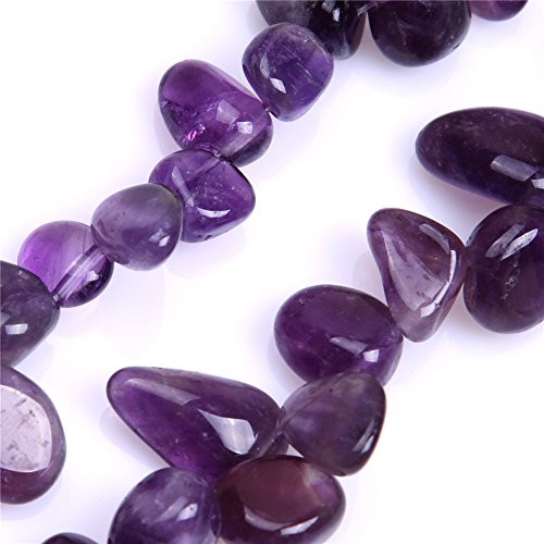 12x16mm Freefrom Amethyst Beads Strand 15 Inch Jewelry Making Beads 12x16mm Freefrom Amethyst Beads Strand 15 Inch Jewelry Making Beads