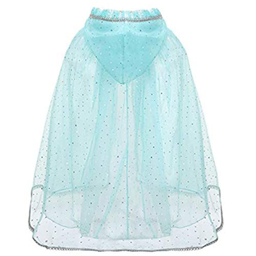 Luzlen Girls Hooded Cloak Cape Princess Halloween Costume Dress Up for Cosplay
