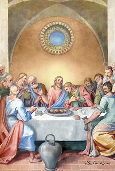 Toland Home Garden Last Supper 12.5 x 18 Inch Decorative Jesus Christ Disciples Meal Religious Christian Garden Flag Toland Home Garden Last Supper 12.5 x 18 Inch Decorative Jesus Christ Disciples Meal Religious Christian Garden Flag