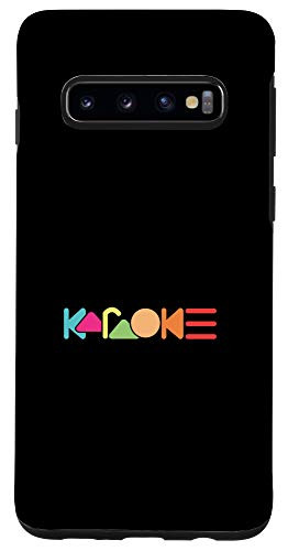 Galaxy S10 Karaoke Bar Singing Singer Music Microphone Abstract Gift Case