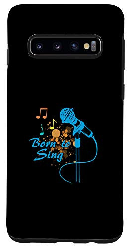 Galaxy S10 Born Karaoke Bar Singing Singer Music Microphone Party Gift Case