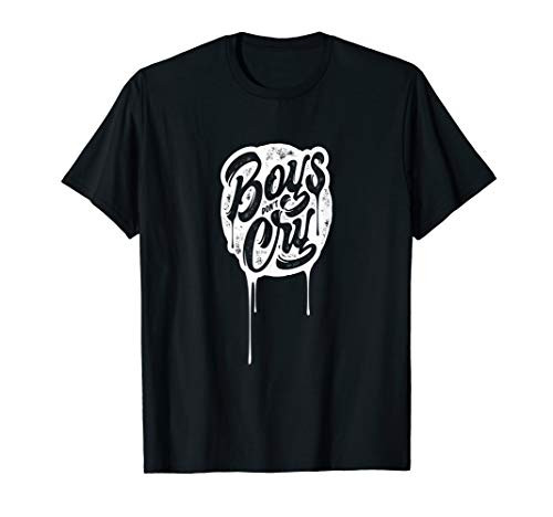 Boys Don't Cry drip paint art T-Shirt