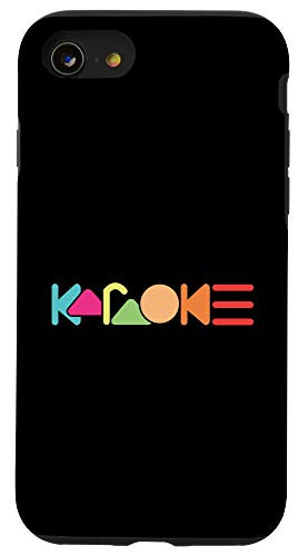 iPhone SE  2020    7   8 Karaoke Bar Singing Singer Music Microphone Abstract Gift Case
