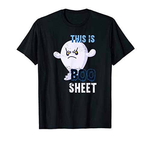 Funny This Is Boo Sheet Spooky Ghost Gift Halloween T-Shirt