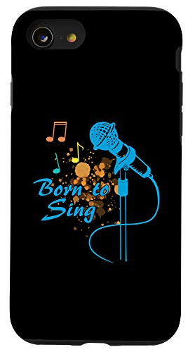 iPhone SE  2020    7   8 Born Karaoke Bar Singing Singer Music Microphone Party Gift Case