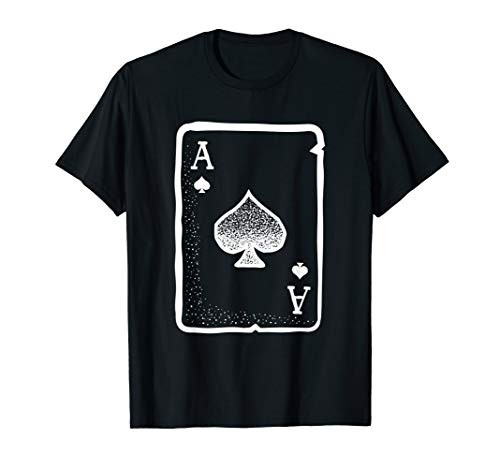 Ace of Spades Poker Playing Card Halloween Costume T-Shirt