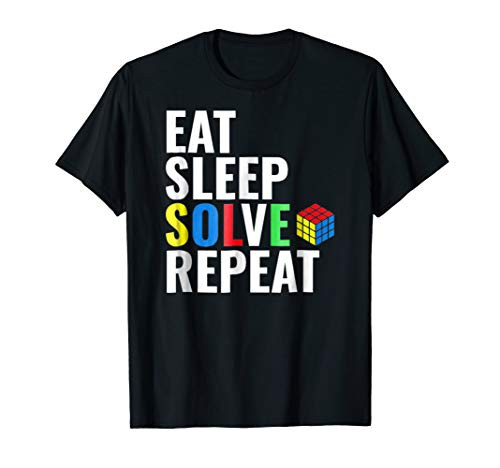 Eat Sleep Solve Repeat Rubik Tshirt