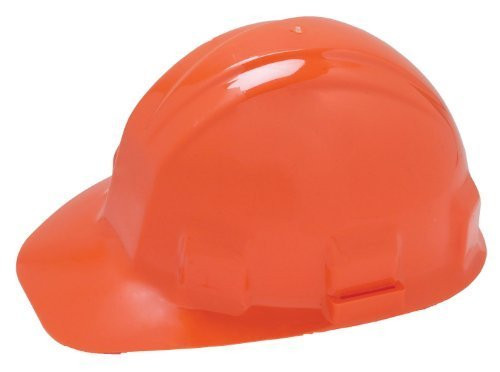Hard Hat  FrtBrim  Slotted  6Rtcht  Orange