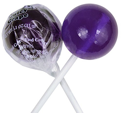 Original Gourmet Lollipops  Juicy Grape  30 Count  Pack of 30