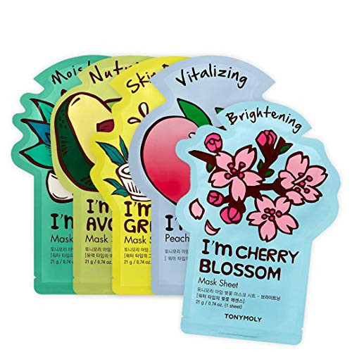 Tonymoly I'm Real Hydration Sheet Mask Set  Pack of 5