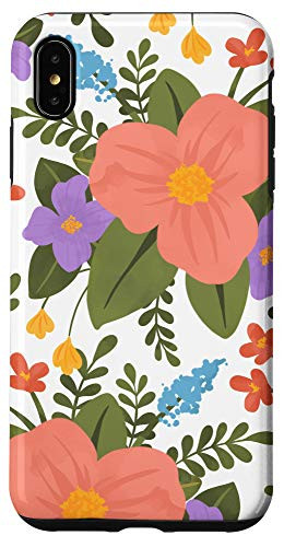 iPhone XS Max Spring Garden Floral Pattern Case