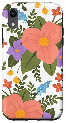 iPhone XR Spring Garden Floral Pattern Case
