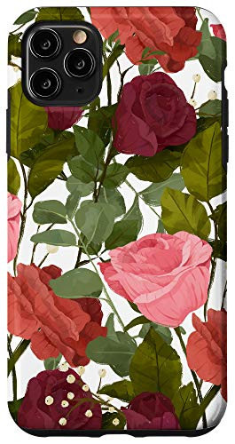iPhone 11 Pro Max Rose Garden Floral Pattern Case