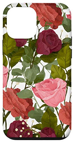 iPhone 12 mini Rose Garden Floral Pattern Case