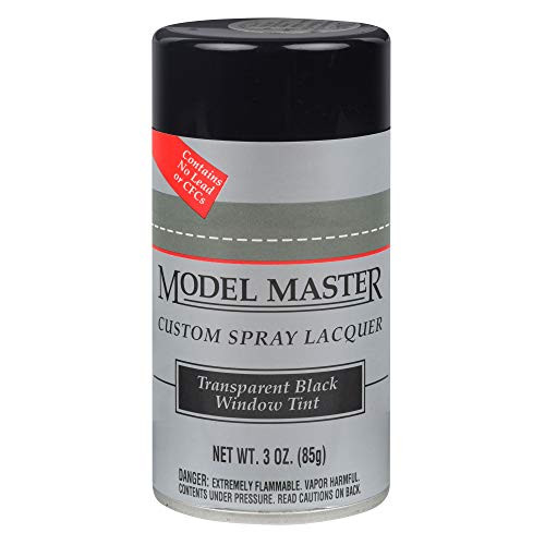 TESTORS CORPORATION Boys 2949 Model Master Spray with Window Tint 3 Paint  Transparent Black