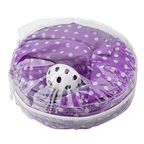 Fockety Long Cat Tunnel Leopard  Cat Tunnel  Oxford Cloth Interactive for Pet Purple Cat Hide Tunnel