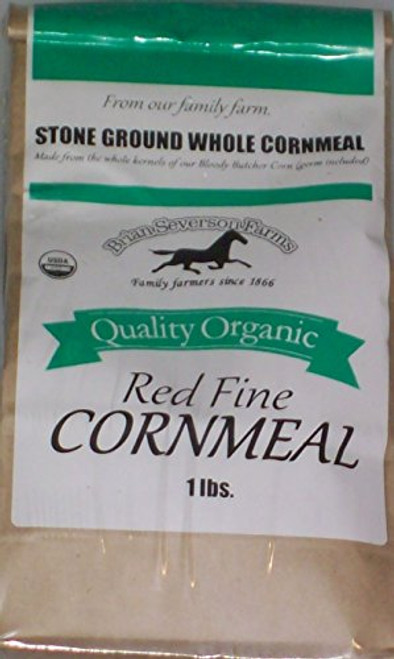 Organic Bloody Butcher Red Cornmeal Fresh Stone Ground Farmer Direct non-GMO 1 lb. Organic Bloody Butcher Red Cornmeal Fresh Stone Ground Farmer Direct non-GMO 1 lb.