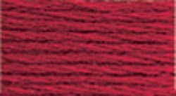 DMC Thread 6-Strand Embroidery Cotton 8.7 Yards Dark Christmas Red 117-498  12-Pack